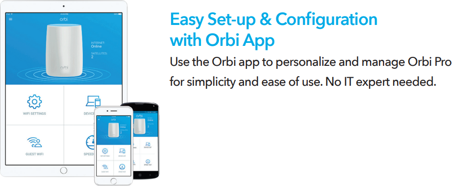 Easy Set-up & Configuration with Orbi App