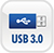 ONE SUPERSPEED USB 3.0 PORT