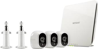 Arlo Smart Security System with 3 Arlo Cameras (VMS3330C)