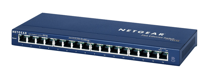 NETGEAR FS116 ProSafe® 16-Port Desktop Switch