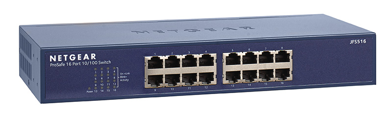 NETGEAR JFS516 ProSafe 16-Port Fast Ethernet Switch