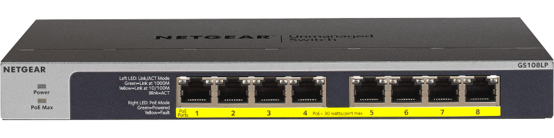 Hi. I have this Netgear POE switch (GS108LP). Please help with :  r/HomeNetworking