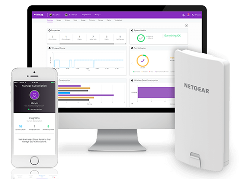 Remote monitoring and management with NETGEAR Insight